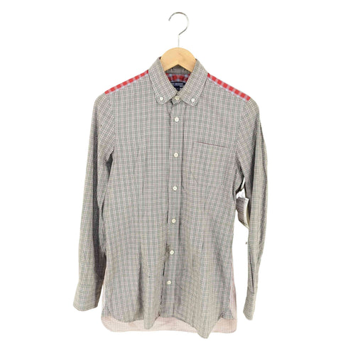 ジュンヤワタナベコムデギャルソンマン JUNYA WATANABE COMME des GARCONS MAN チェック ラウンドカラー BDシャツ メンズ JPN:XS