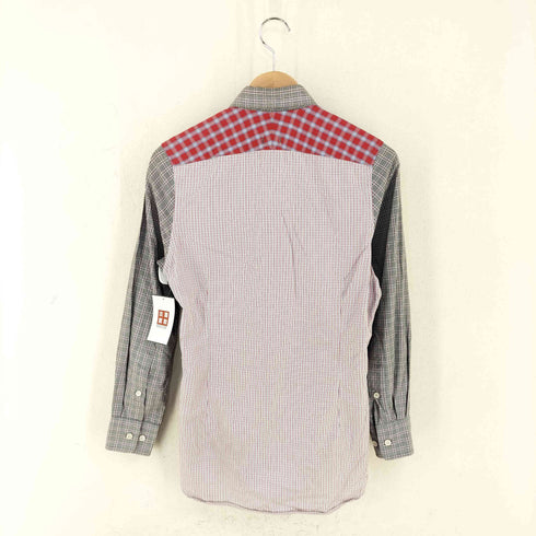 ジュンヤワタナベコムデギャルソンマン JUNYA WATANABE COMME des GARCONS MAN チェック ラウンドカラー BDシャツ メンズ JPN:XS