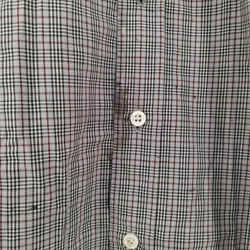 ジュンヤワタナベコムデギャルソンマン JUNYA WATANABE COMME des GARCONS MAN チェック ラウンドカラー BDシャツ メンズ JPN:XS