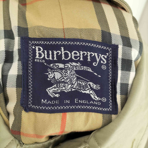 バーバリーズ BURBERRYS MADE IN ENGLAND 裏地ノヴァチェックステンカラーコート メンズ