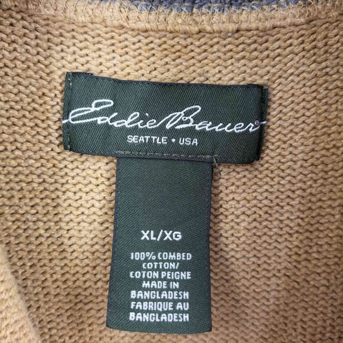 エディーバウアー Eddie Bauer ハーフジップニット メンズ import:XL
