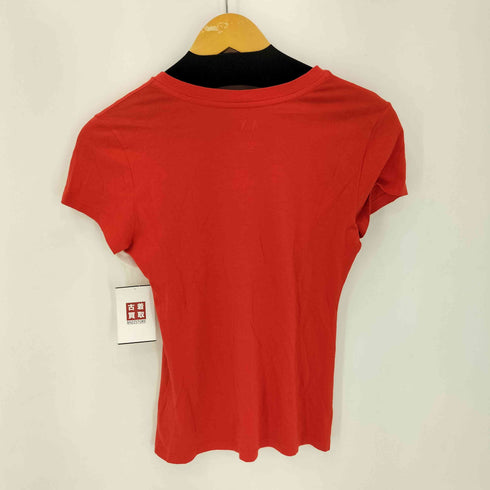 アルマーニエクスチェンジ ARMANI EXCHANGE エナメルプリントクルーネックTシャツ レディース JPN:S