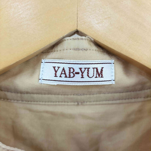 ヤブヤム YAB-YUM コットンシルク ピンタックシャツ メンズ JPN:L