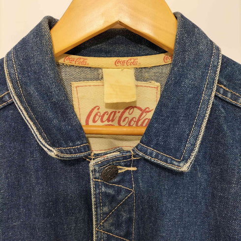 コカコーラ Coca-Cola ワーク デニム ジャケット メンズ import:L