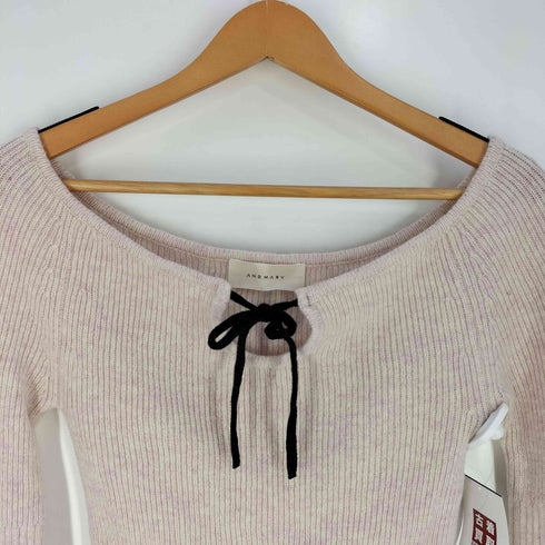 ANDMARY Sheena knit tops ニット レディース FREE