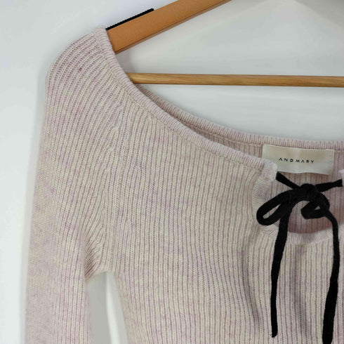 ANDMARY Sheena knit tops ニット レディース FREE