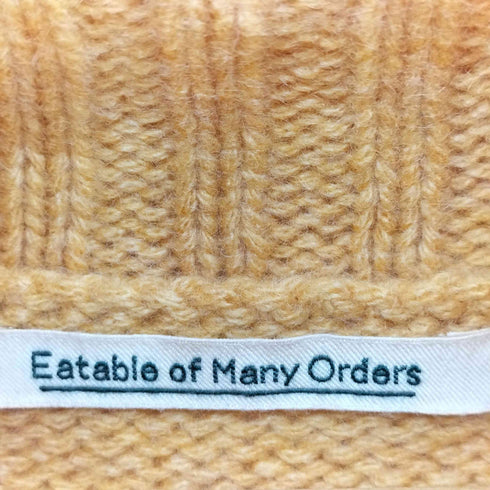 Eatable of Many Orders ウールカシミヤ ハイネック ニットベスト レディース