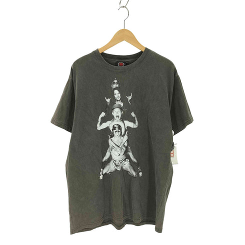 バンドプリント クルーネックTシャツ メンズ JPN:XL