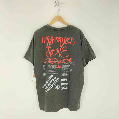 バンドプリント クルーネックTシャツ メンズ JPN:XL