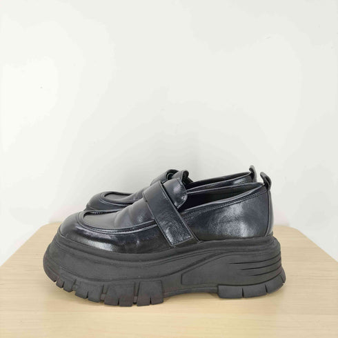 ザラ ZARA LUG SOLE LOAFERS チャンキーローファー レディース JPN:38