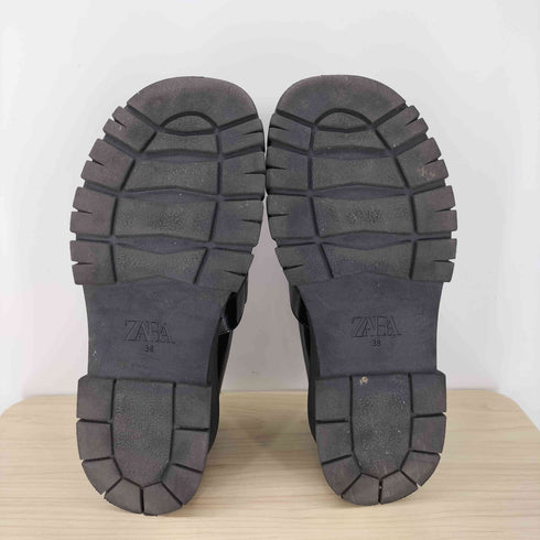 ザラ ZARA LUG SOLE LOAFERS チャンキーローファー レディース JPN:38