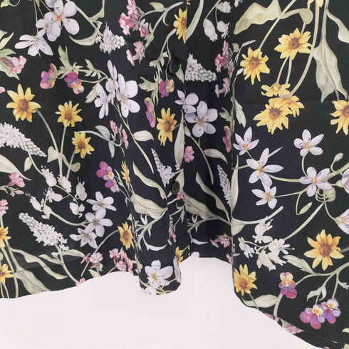 SETTO OKKAKE SHIRT オッカケシャツ 花柄 スタンドカラーシャツ レディース