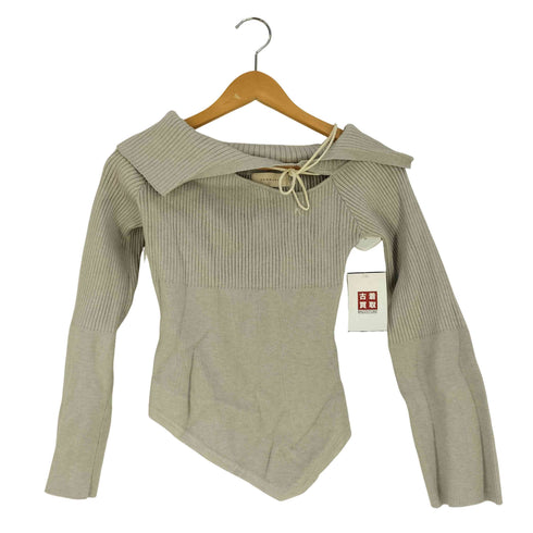 ANDMARY Amari ribbon tops ニット レディース FREE