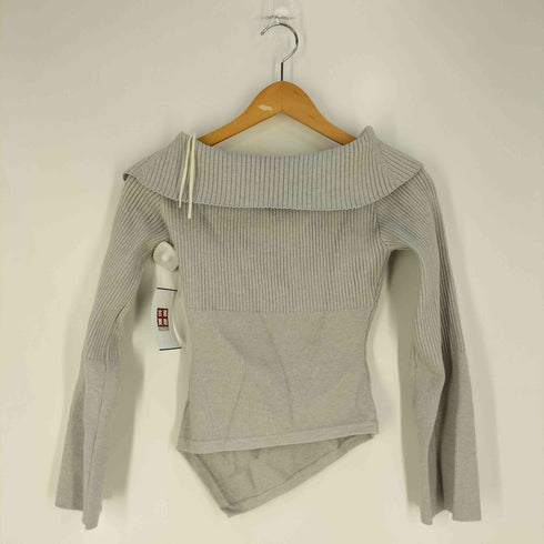 ANDMARY Amari ribbon tops ニット レディース FREE