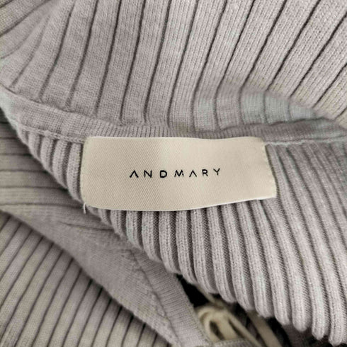 ANDMARY Amari ribbon tops ニット レディース FREE