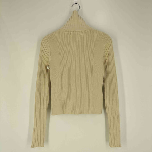 マウジー moussy ZIP UP INSIDE LINE ニット レディース FREE