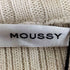 マウジー moussy ZIP UP INSIDE LINE ニット レディース FREE