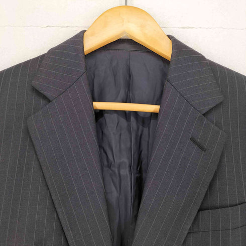 アルマーニコレツィオーニ ARMANI COLLEZIONI 1B シングル ストライプ テーラードジャケット メンズ JPN:46