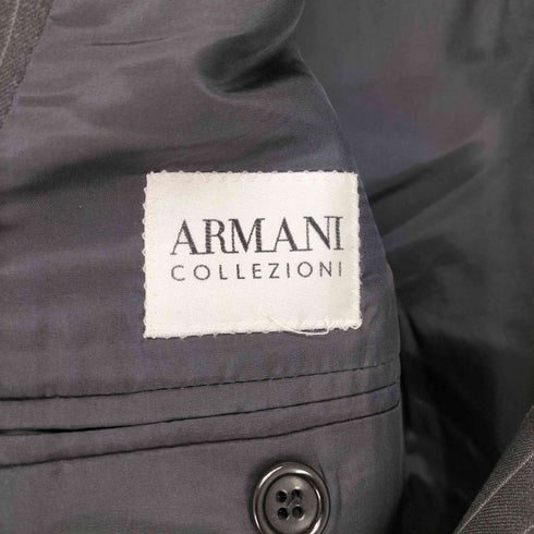アルマーニコレツィオーニ ARMANI COLLEZIONI 1B シングル ストライプ テーラードジャケット メンズ JPN:46