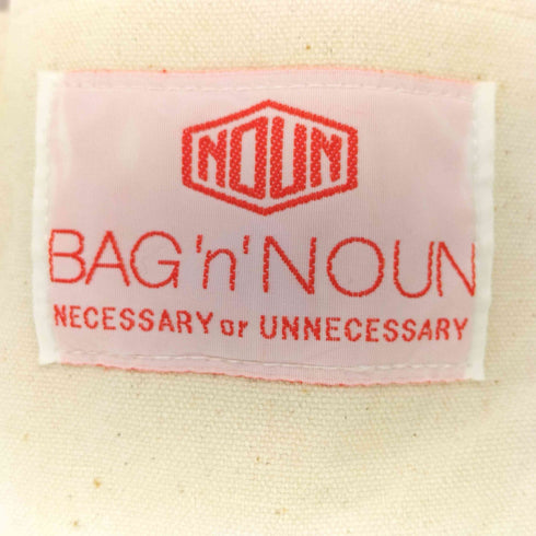 BAG'n'NOUN 2way キャンバストートバッグ レディース