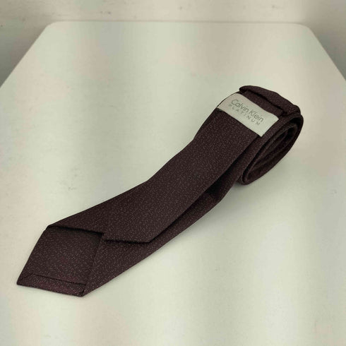 カルバンクライン CALVIN KLEIN 総柄シルクネクタイ メンズ