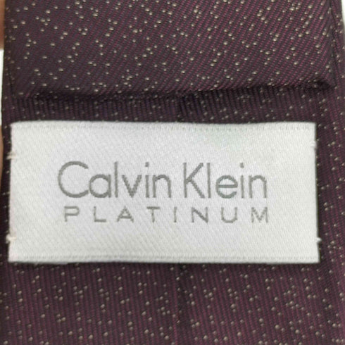 カルバンクライン CALVIN KLEIN 総柄シルクネクタイ メンズ