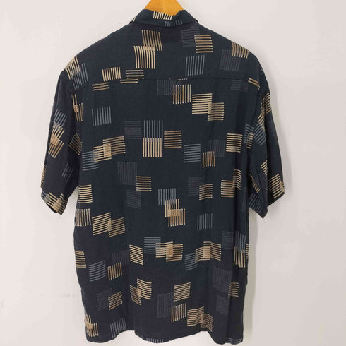 ピエールカルダン pierre cardin レーヨン 総柄 S/S シャツ メンズ JPN:M