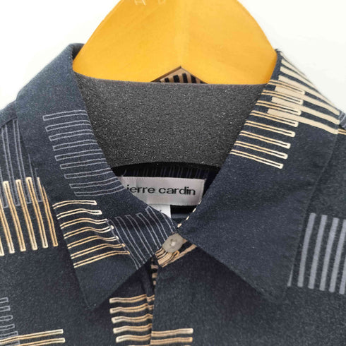 ピエールカルダン pierre cardin レーヨン 総柄 S/S シャツ メンズ JPN:M