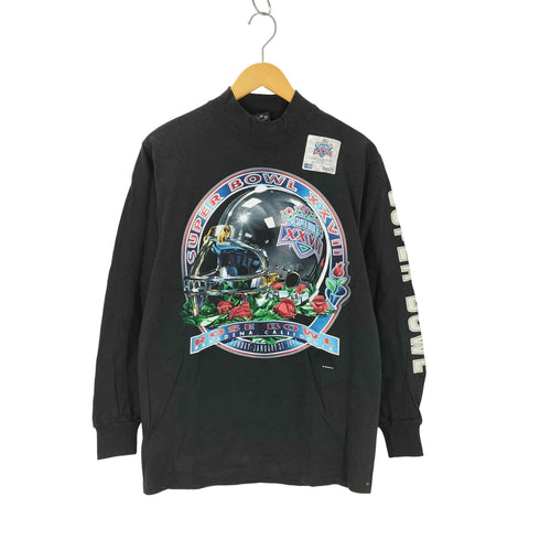 MADE IN USA FRONT ROW L/Sプリントハイネックトレーナー コピーライト1992 メンズ import:M