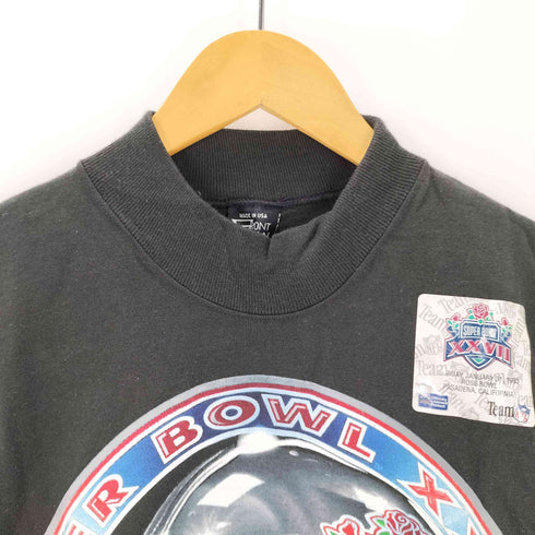 MADE IN USA FRONT ROW L/Sプリントハイネックトレーナー コピーライト1992 メンズ import:M