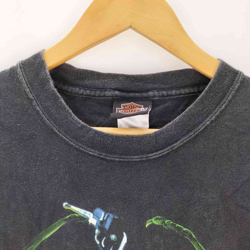 ハーレーダビッドソン HARLEY-DAVIDSON 00s USA製 Hanesボディ ドラゴンプリントTシャツ コピーライト2002 メンズ import:L