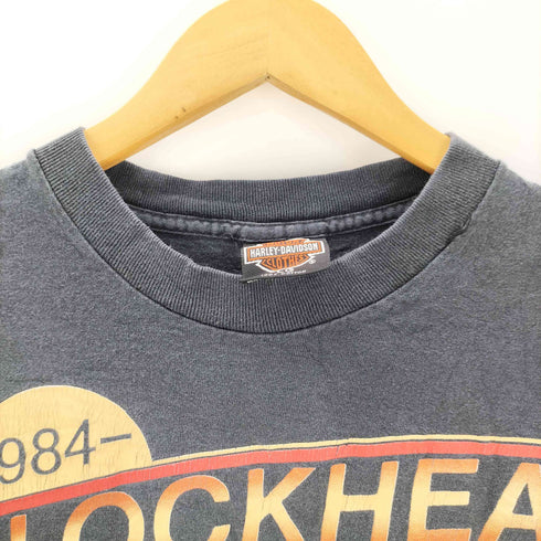 ハーレーダビッドソン HARLEY-DAVIDSON 90s USA製 BLOCKHEAD 両面プリントTシャツ コピーライト1991 メンズ import:L