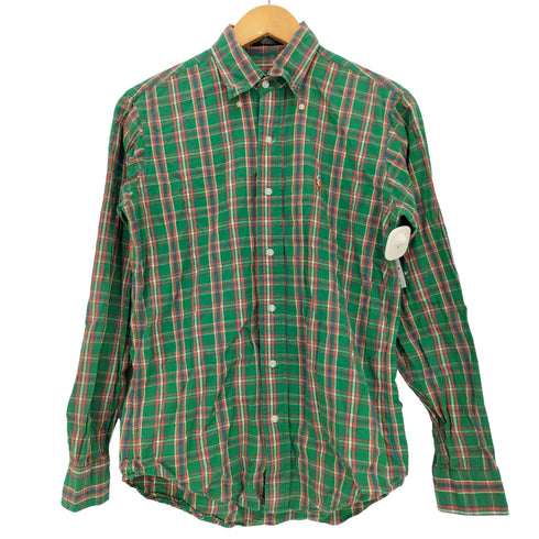ポロバイラルフローレン Polo by RALPH LAUREN ホンジュラス製 チェック ボタンダウンシャツ メンズ 18