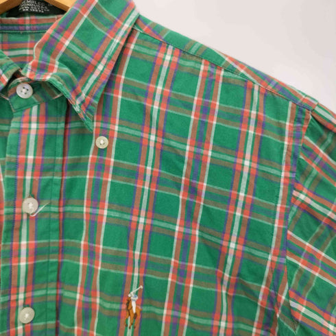ポロバイラルフローレン Polo by RALPH LAUREN ホンジュラス製 チェック ボタンダウンシャツ メンズ 18