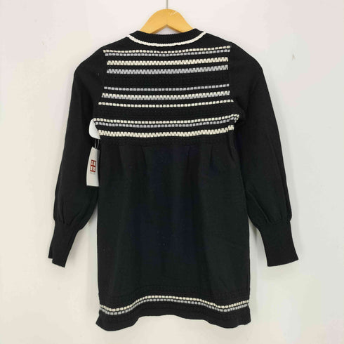 クレージュ courreges ペプラム ウール ニット レディース JPN:38
