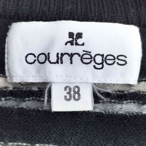 クレージュ courreges ペプラム ウール ニット レディース JPN:38
