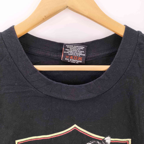 ハーレーダビッドソン HARLEY-DAVIDSON 90s USA製 ナックルヘッド 両面プリントTシャツ シングルステッチ メンズ import:L