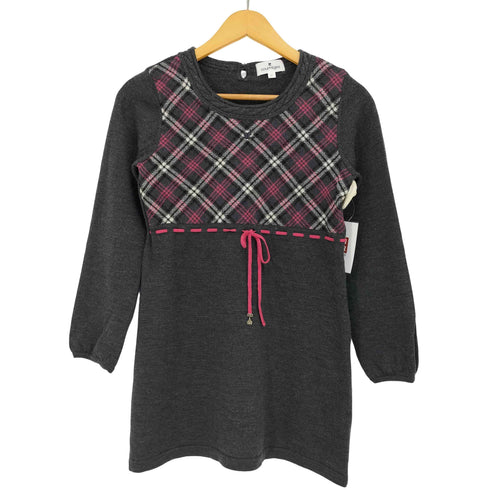 クレージュ courreges チェック ウール ニット レディース JPN:38