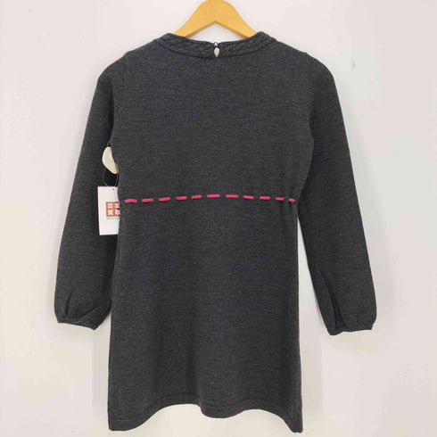 クレージュ courreges チェック ウール ニット レディース JPN:38