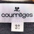 クレージュ courreges チェック ウール ニット レディース JPN:38