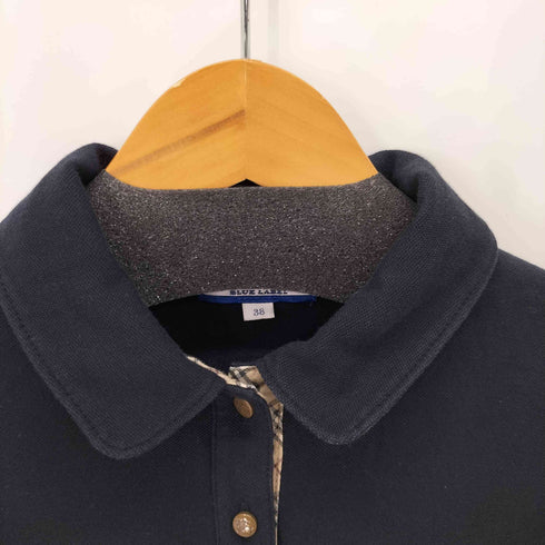 バーバリーブルーレーベル BURBERRY BLUE LABEL ロゴ刺繍 ポロシャツ レディース JPN:38