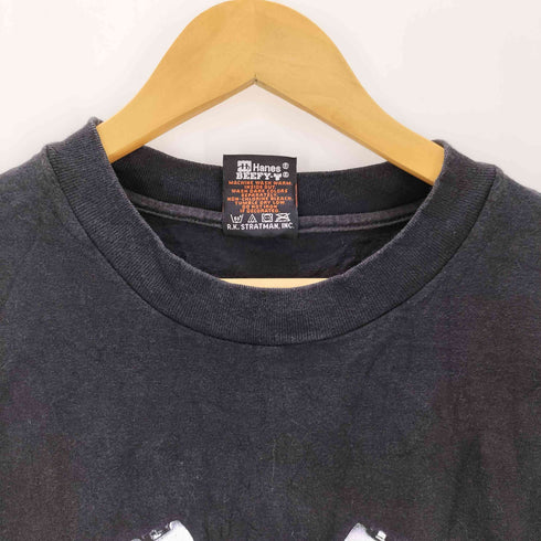 ハーレーダビッドソン HARLEY-DAVIDSON 90s USA製 Hanesボディ FATHEAD 両面プリントTシャツ コピーライト1998 メンズ import:L