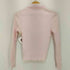 クレージュ courreges フェイクレイヤード コットンレーヨン ヘンリーネックニット 襟着脱可 レディース JPN:38