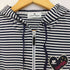 クレージュ courreges Y2K ハーフジップ 半袖パーカー レディース JPN:38