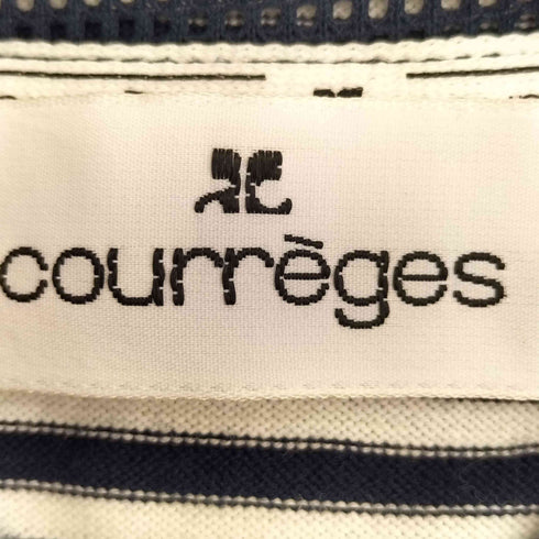 クレージュ courreges Y2K ハーフジップ 半袖パーカー レディース JPN:38
