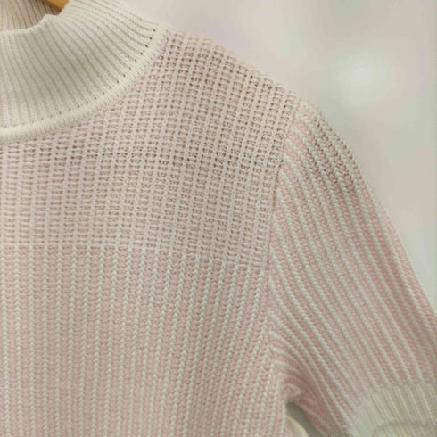 クレージュ courreges ハイネック 半袖ニット レディース JPN:9号