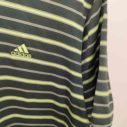 アディダス adidas CLIMACOOL ワンポイント刺繍ポロシャツ メンズ L