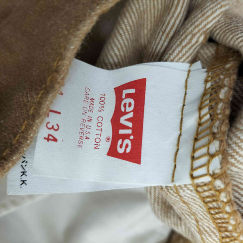 リーバイス Levis 90S 91年製 USA製 510-5224 510 ボタン裏525刻印 ジップフライデニムパンツ デッドストック メンズ W31 L34