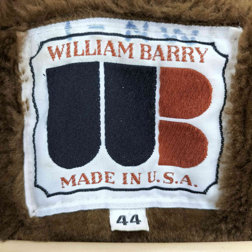 WILLIAM BARRY 70S USA製 裏地ボア コーデュロイ ランチコート メンズ US:44