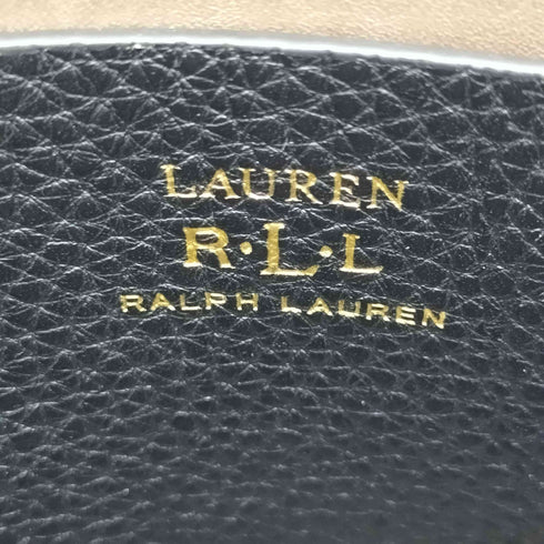 ローレンラルフローレン LAUREN RALPH LAUREN シボ革 チェーンショルダーバッグ レディース
